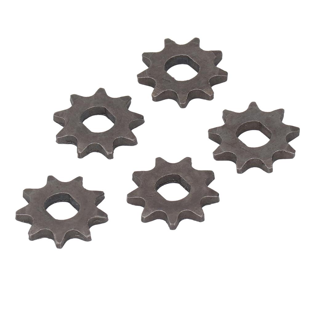 Цепная звездочка T8F 9T Стальная звездочка двигателя для 47cc 49cc Pocket Bike Scooter ATV