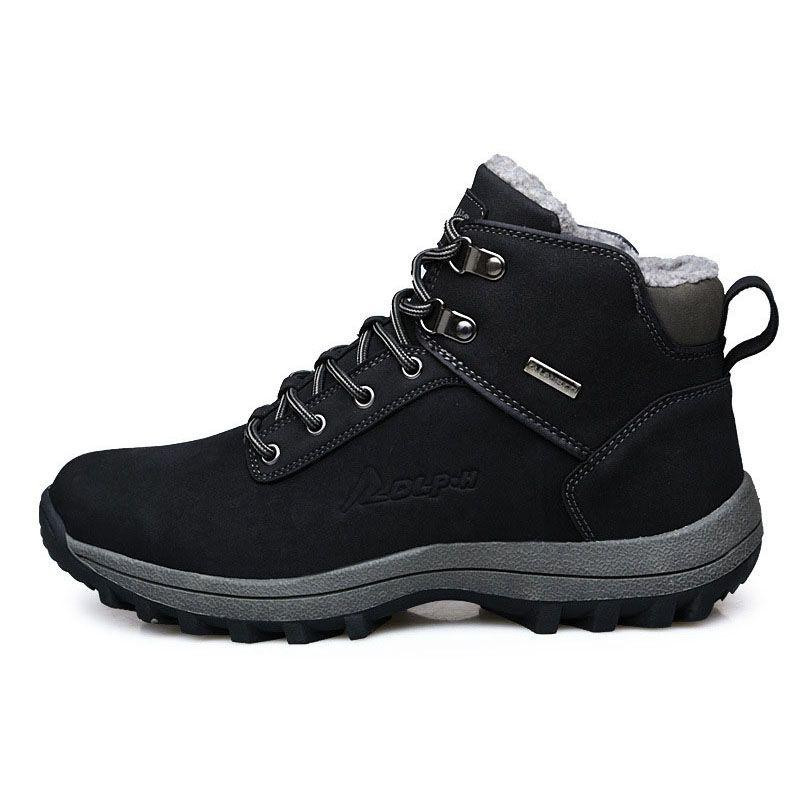 Men's Waterproof Winter Hiking Boots Durable Stylish Outdoor Shoes