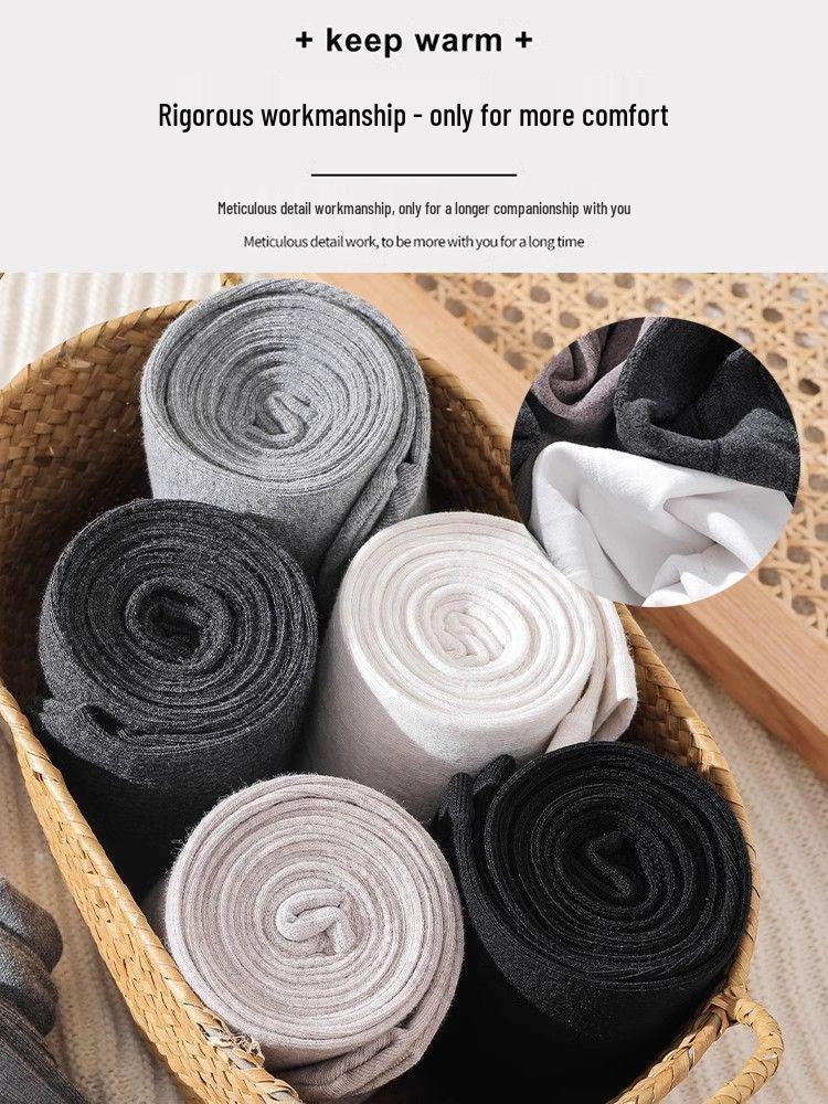 Женские леггинсы цвета овсянки с флисовой подкладкой: Теплые и стройнящие колготки осенне-зимнего уличного стиля для 2025 года