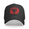 Fashion Albania Flag Baseball Cap Unisex Women Adjustable Albanian Eagle Coat of Arms Dad Hat Outdoor