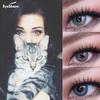 1 Pair Cateye Series Color Contact Lenses For Eyes Cosmetic Natural Looking Contacts Lens Soft Cosmetic Contacts Beautiful Pupil