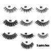 Long Handmade Multilayer Eye Lashes Extension 3D Faux Mink Hair Wispy Fluffy  False Eyelashes