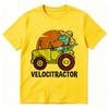 VelociTractor Funny Dinosaur Tractor Graphic Tshirt Unisexs Women Clothing Fashion Cotton Casual Oversized Short Sleeve T Shirts