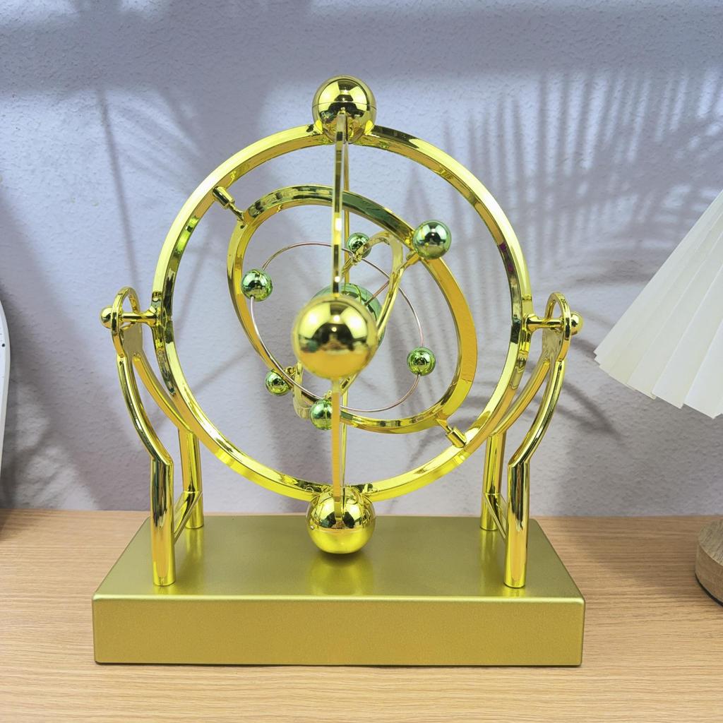 Небесный Хаотичный Орнамент: Вечный двигатель с левитирующими качелями для домашнего декора