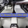 Car Foot Pads For Renault Clio 4 2013-2018 Car Accessories Protective Pad Custom Auto Floor Mats Automobile Carpet