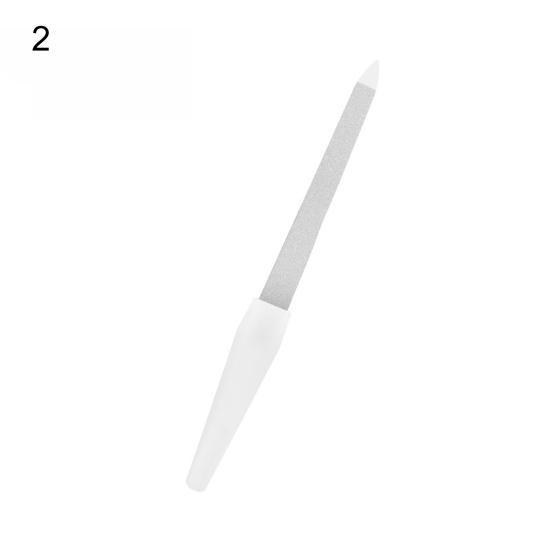 Многофункциональный инструмент для полировки ногтей с двойной головкой и нескользящей ручкой