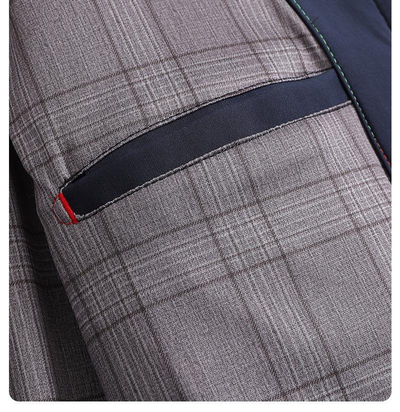 Men's Wear-Resistant Casual Jacket for Spring and Autumn - Middle-aged and Elderly Styles