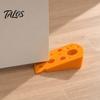 Talos 3D-печатный дверной упор-сыр, Нескользящий дверной стопор, Устойчивая базовая клиновидная форма, Защищает стены и мебель, Креативный дверной упор для спальни и гостиной