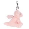 Apricot Lamb Pink Dragon Cute Soft Keychain Plush Perfect for Boys and Fits Kids Backpacks and 10cm Toy, Girls, Purses,