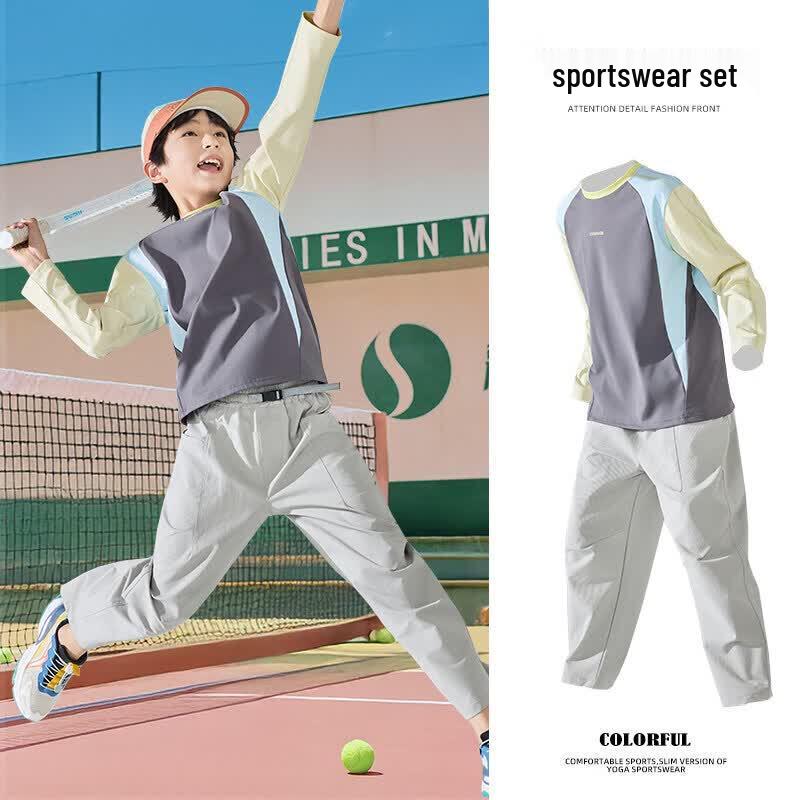 Yoyo One Спортивный костюм с длинным рукавом для мальчиков, тренировочный комплект