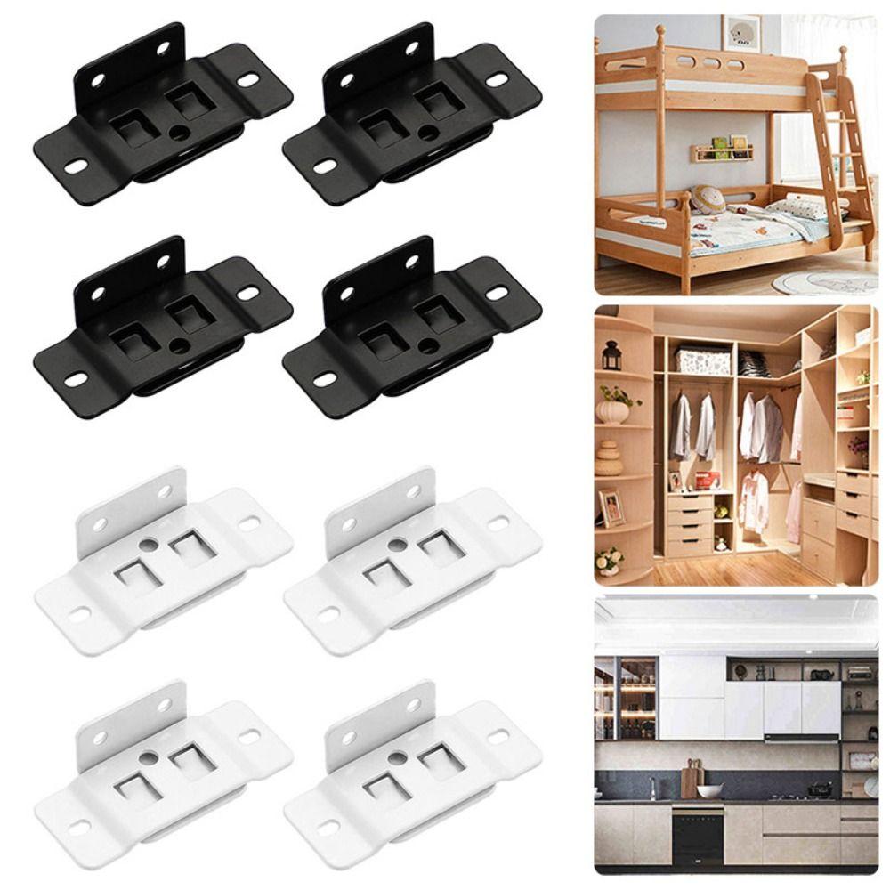 4Pcs L Shaped Cabinet Corner Code Metal Two in One Insert Modern Fixing Buckle Hardware Accessories