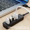 Концентратор USB3.0 4 в 1 Адаптер USB/Type C 5 Гбит/с для высокоскоростной передачи данных и подключения нескольких устройств
