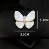 Brooch High-End Sense Niche High-End Women'S Silk Scarf Buckle Alloy Corsage Small Fragrant Wind Pearl Rhinestone High-End