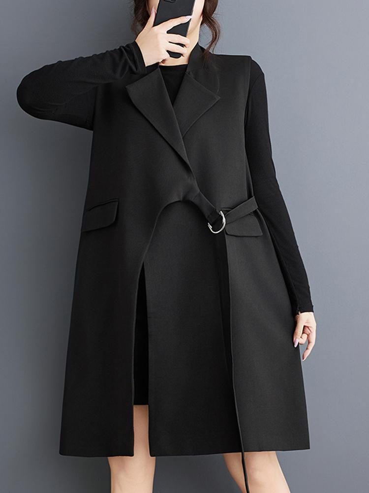 Xitao Асимметричные жилеты без рукавов LJ1083