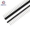1X40Pin 2.54MM Прямоугольный Однорядный Штыревой Разъем Папа 90 градусов Игольчатый Разъем