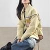 Новая осенне-зимняя простая повседневная тонкая хлопковая куртка-рубашка для женщин