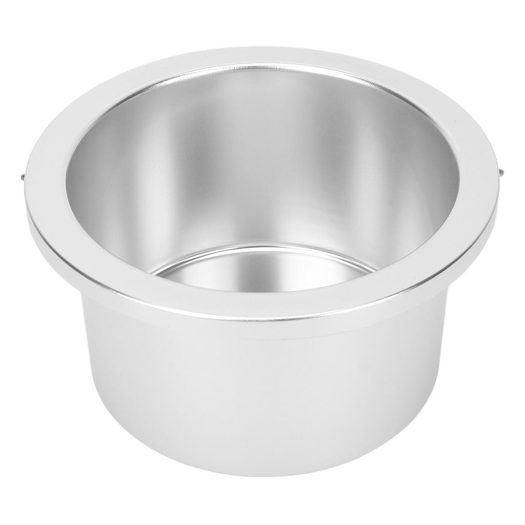 4.13in Wax Heat Machine Replacement Pot Aluminium Alloy Heating Quickly Evenly Wax Warmer Inner Pot Silver