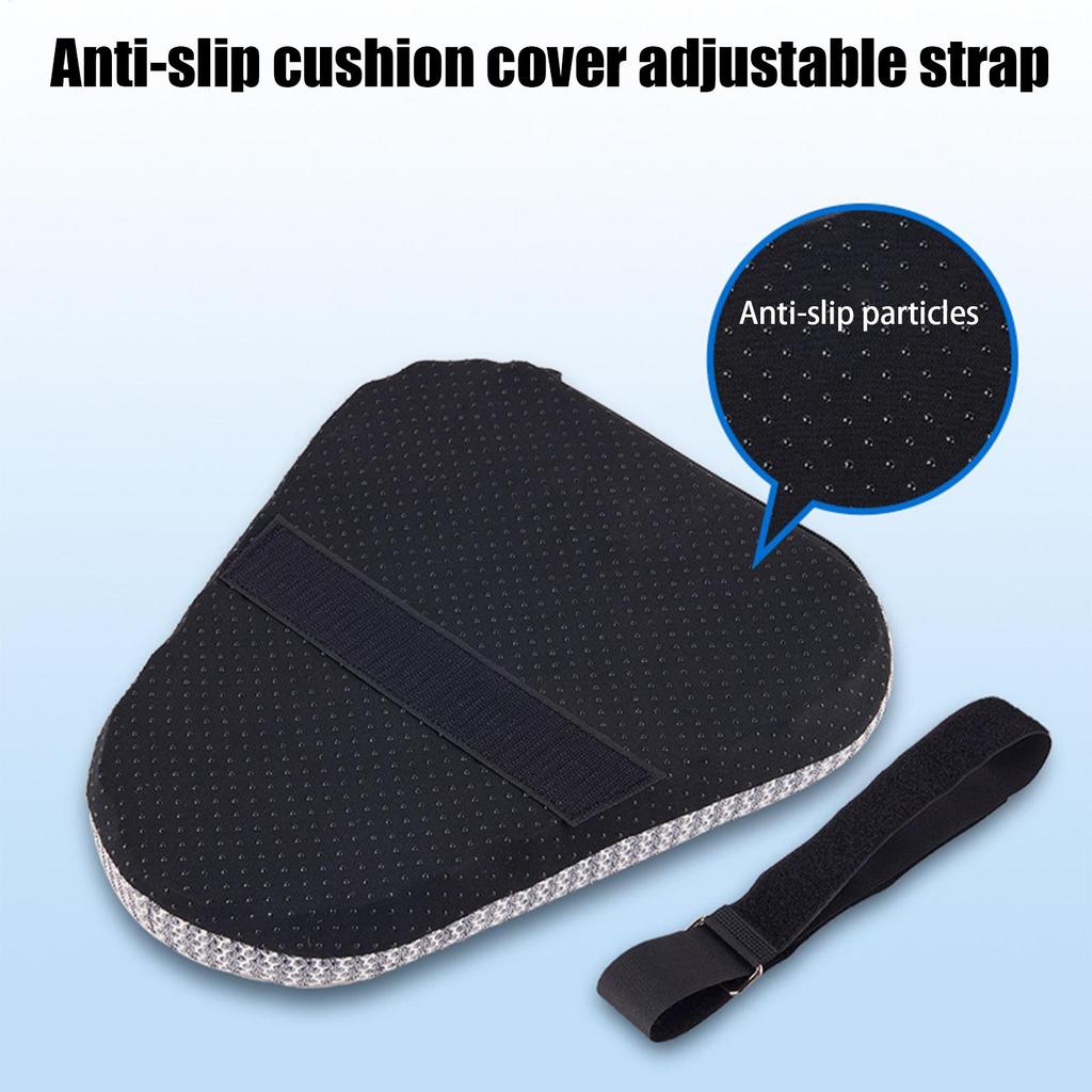 Motorcycle Seat Cushion Motorcycle Shock Absorption Seat Cushion Comfortable Shock-Absorbing Butt Support UV Protection Electric