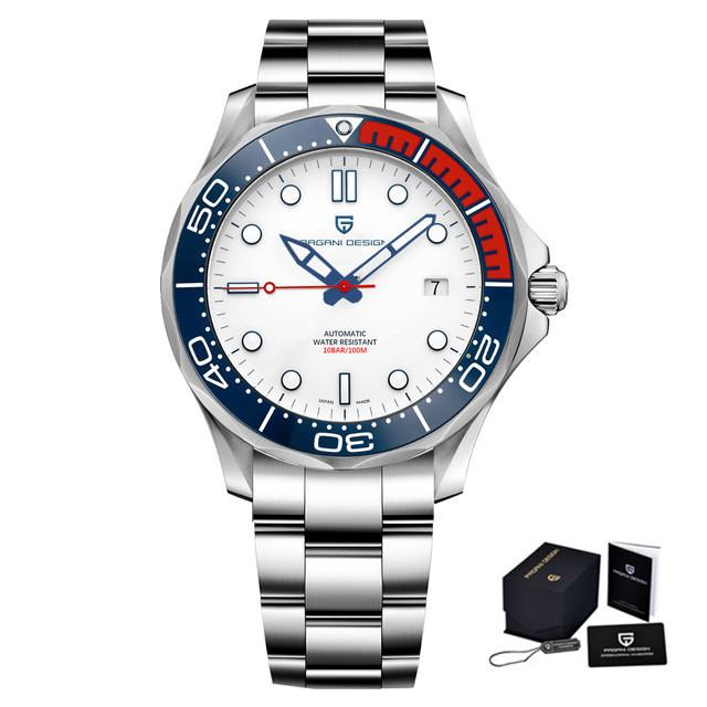 PAGANI DESIGN New Japan 8215 Men Watch Automatic Luxury Brand Military Command Mechanical Men watch Sports Waterproof Watch 007