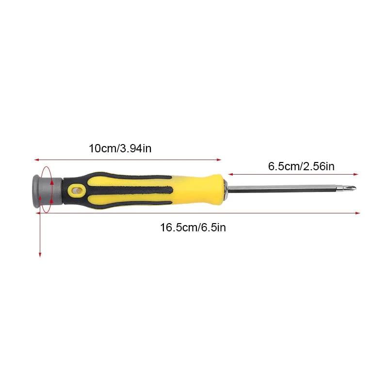 6 In 1 Screwdriver Set Precision Magnetic Screwdriver Set Hexagonal Plum Y-shaped U-shaped Triangle Repair Hand Tools Kits