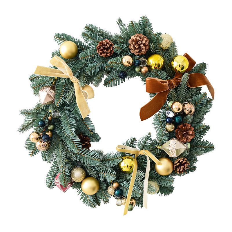 45cm Christmas Wreath Vine Ring Hanging Door Decoration