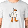 Duck You T-Shirt Middle Finger Unisex Uneek Tee Flip The Bird T-Shirt