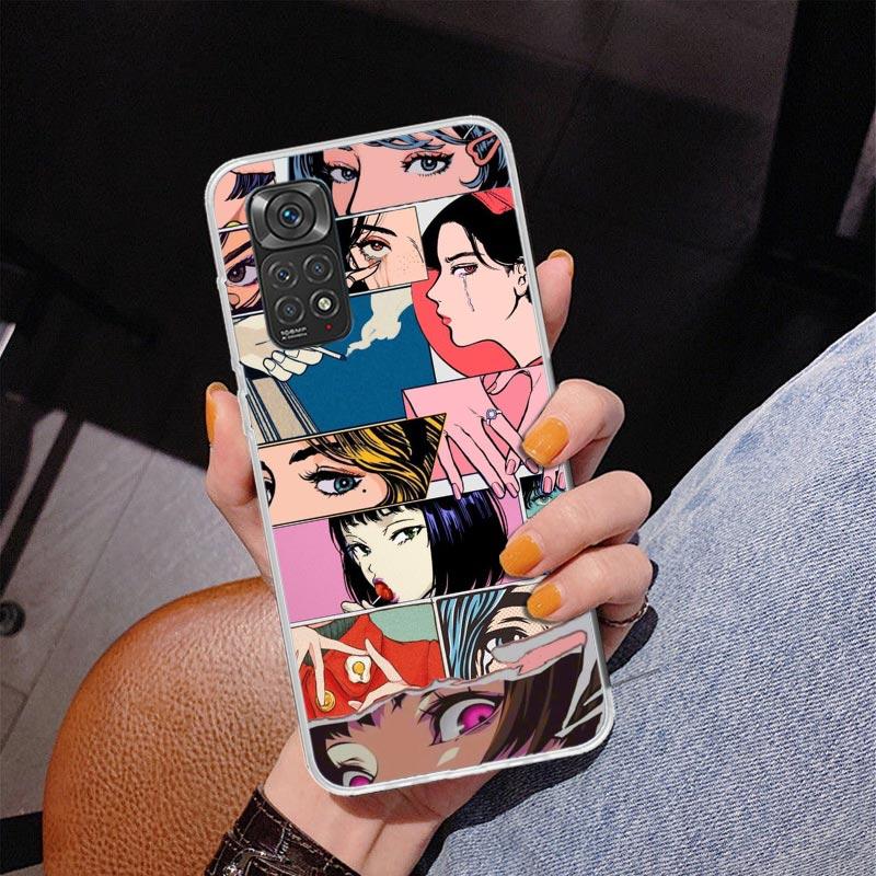 Brokenhearted Anime Girl Phnoe Case for Phnoe Case for Xiaomi Redmi Note 15 14 14S 13 Pro Plus 12 12S 11S 11E 10S 10 11T 5G Uniq