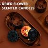 Винтажная ароматическая свеча для ароматерапии из сухих цветов, сочетание соевого воска, масла и эфирного масла, идеальный подарок для подруг