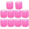 10pcs Self Adhesive Elastic Bandage Hand Leg Finger Wrap Gauze Health Care(Pink 5cm X 4.5m 2.0 X 177.2inch)