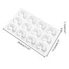 12-Cavity Squid Feet Silicone Mold Mousse Cake Baking Tools Easy to Clean