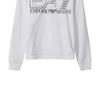 Emporio Armani EA7 Весна-Лето 2022 Худи Повседневное с Длинным Рукавом Мужское с Принтом Букв и Цифр Белый 3LPM45-PJFGZ-1100