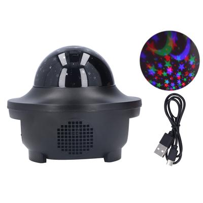 Светодиодный Bluetooth-проектор звезд RGB-ночник с зарядкой через USB, 4 режима, звездный проекционный светильник для спальни