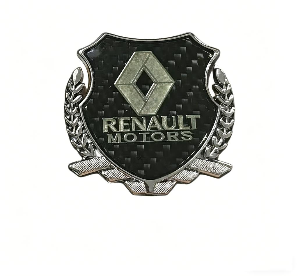 3D Metal Badge Car Door Side Window Body Sticker Tail Emblem Decal For Renault Megane 3 2 4 Clio4 5 Captur Scenic2 Austral r888