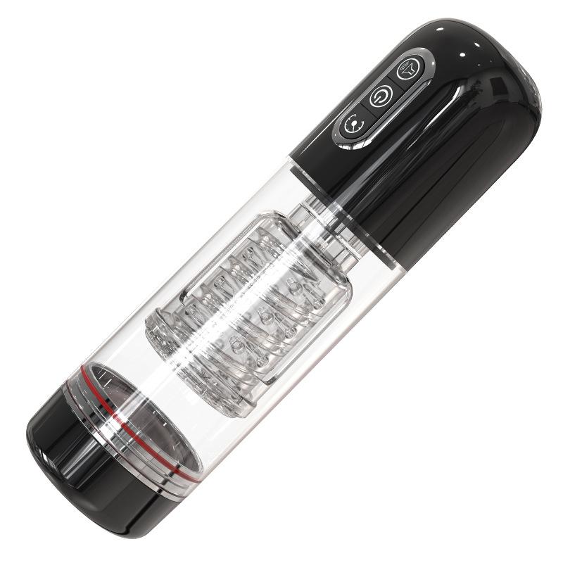 Новые Мужские Секс-Игрушки Умные Сосальные Телескопические Вращающиеся Чашки Для Мастурбации 5D Чувственные Большие Частицы Влагалище Сосание Карманные Товары Для Орального Секса Для Взрослых