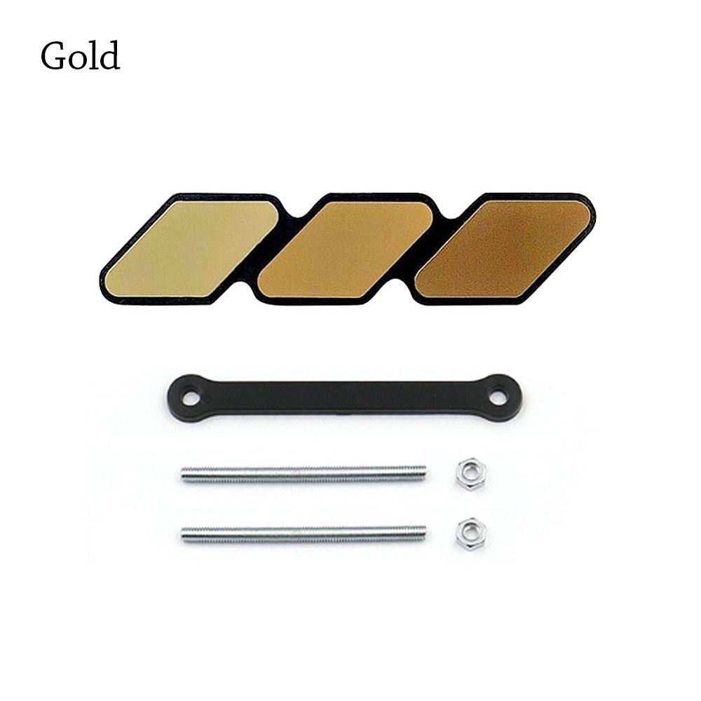 For Toyota Anti-collision Emblem 3 Grille Badge Car Protection Modified Decorative Strip
