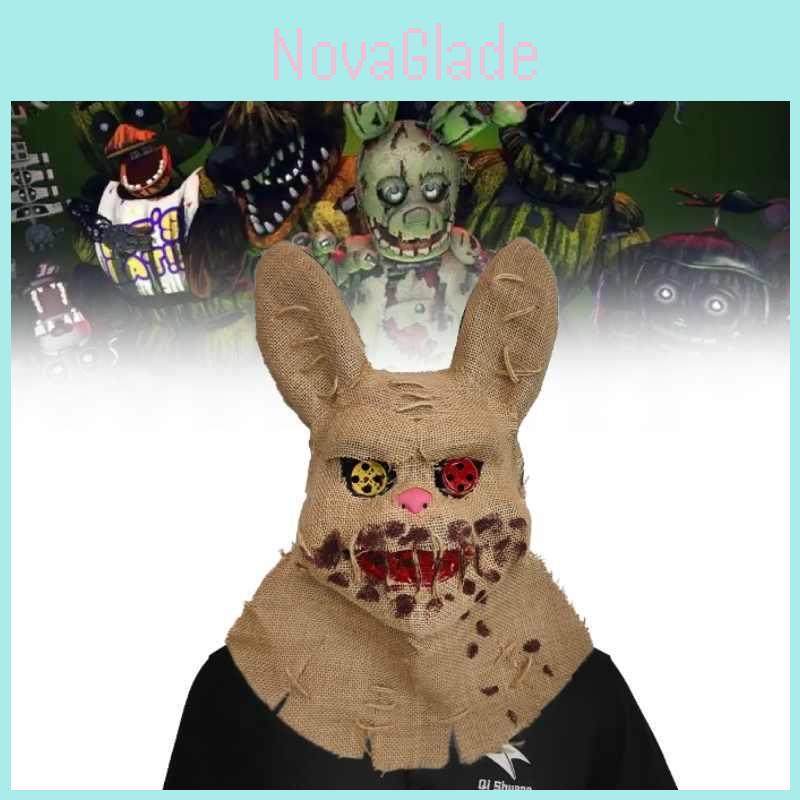 Маска-костюм животного из Five Nights At Freddy's, ПВХ, голова кролика, для вечеринок и мероприятий