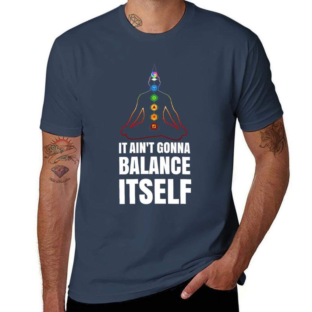 Balanced Chakras Classic T-shirt T Shirts For Man Graphic Funny T Shirts For Man Cotton Funny Man T Shirt Graphic T-shirt