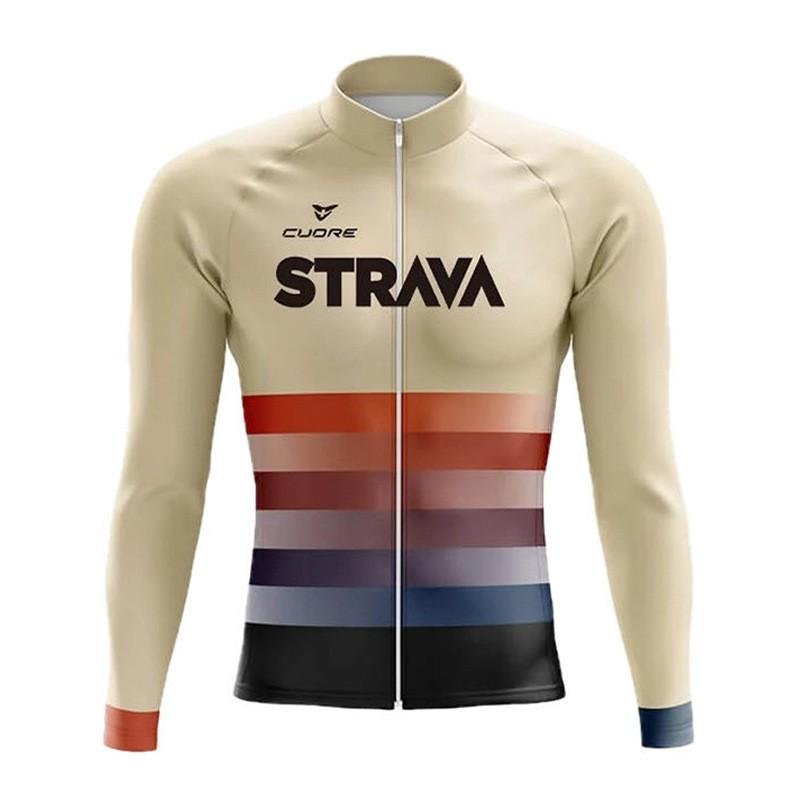 Quick-Dry Compression Cycling Jersey Set Long Sleeve Unisex Bike Riding Outfit Road Mountain Trail