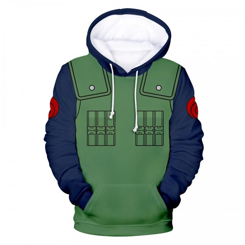 Space Anime Cosplay Hoodie - Naruto Print Casual Sweatshirt Teens Adults