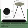 JunKaiWei Portable Folding Outdoor Round Picnic Table