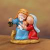 Мультяшная сцена Рождества Ясли Миниатюрные Фигурки из Смолы Рождественские Настольные Украшения Орнамент Для Дома Церкви Праздника