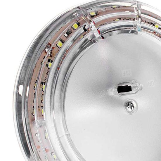 Лампа для чтения, высокая яркость, белый свет, мощный интерьер автомобиля, круглый светодиодный потолочный светильник для автофургона