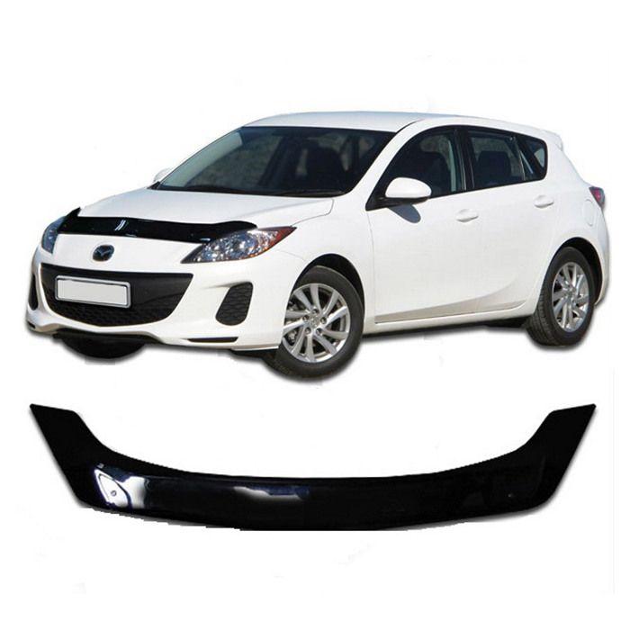SCOUTT | Bra Capot Déflecteur Protection Pour Mazda 3 2009-2013 Hatchback, Aérodynamique, Assemblage Facile, Aucun perçage requis