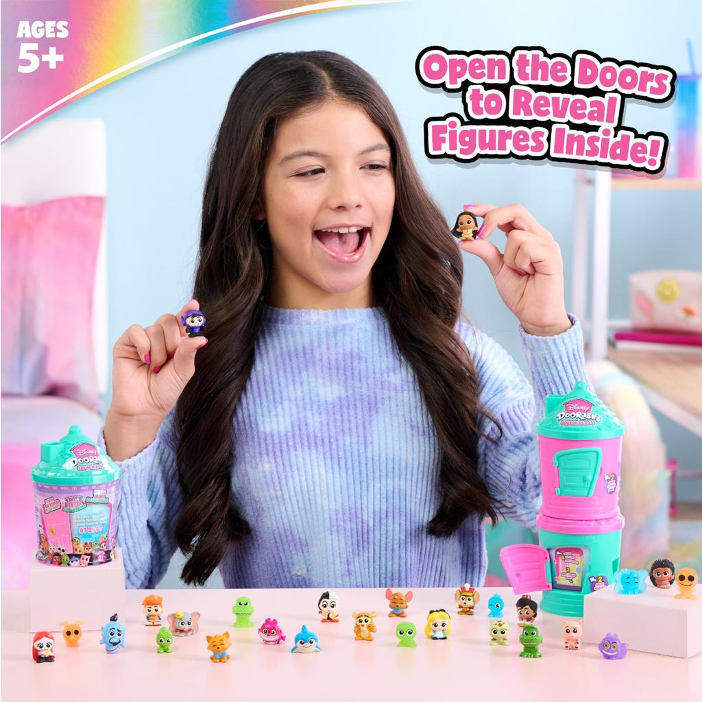 Just Play Disney Doorables Series 2 Коллекционные фигурки Фигурки Игрушки для детей 5 лет и 44799 Squish'Alots 1" 4-6 Up,