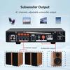 PA-600A-S Домашний Автомобильный Усилитель Мощности 800 Вт 4.1 Канала Bluetooth Объемный Звук FM USB Профессиональный Мини HIFI Цифровой Стерео