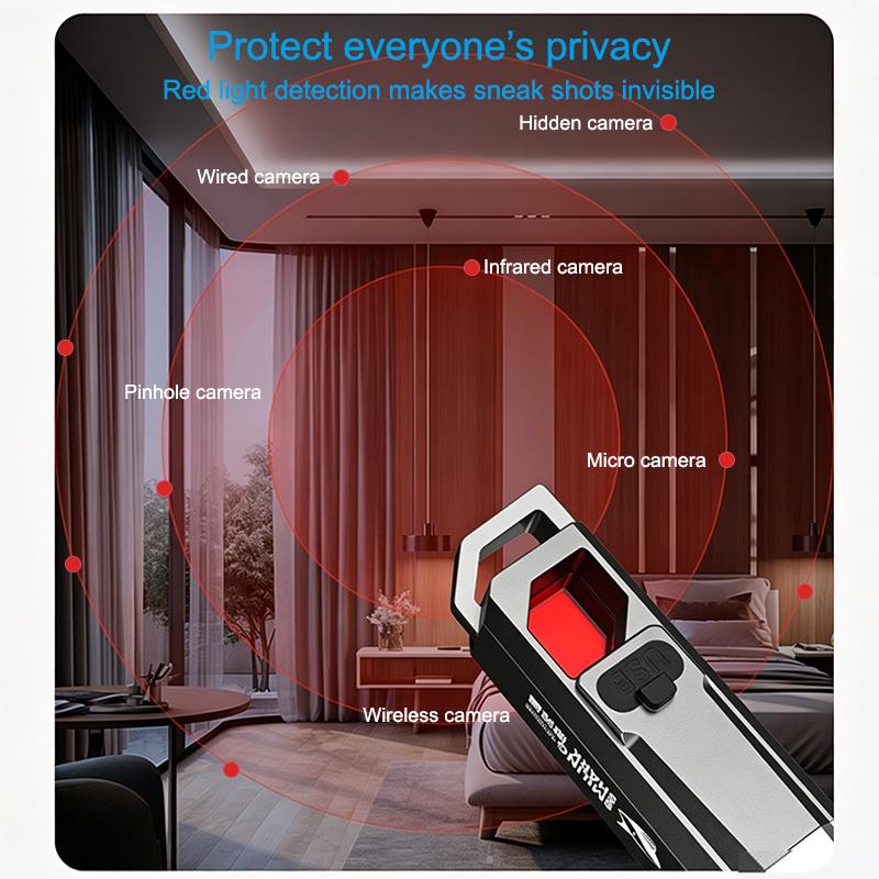 Rechargeable Mini Pocket Flashlight with Anti-sneak LED Light for Hiking Safety and Outdoor Adventure