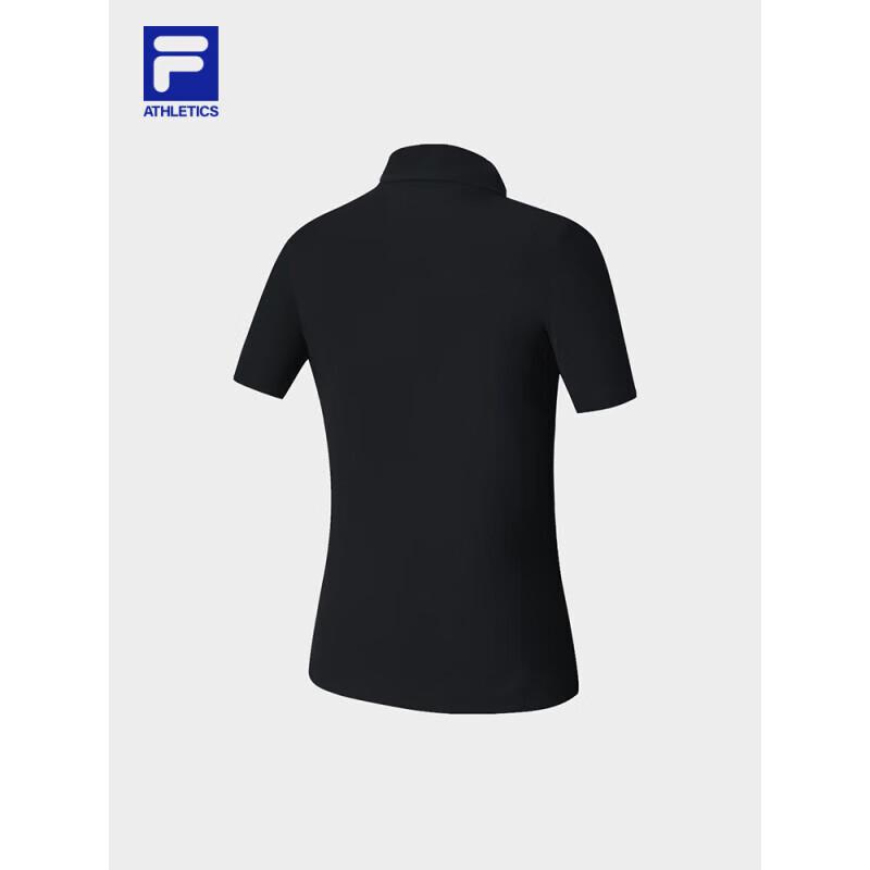 Fila Женская трикотажная футболка с коротким рукавом и молнией на половину