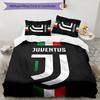 3pcs Juventus Design Cover Set - HD Printed Bedding with 1 Cover and 2 Pillowcases - Perfect for Home and Dorm Decor