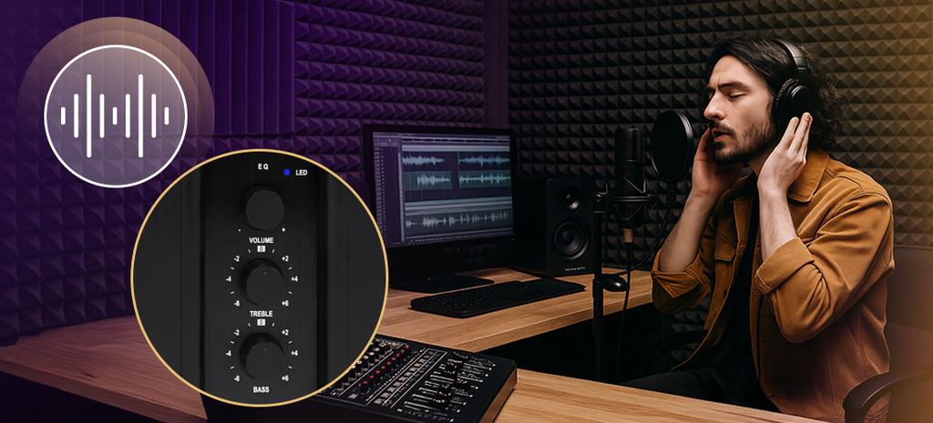 MusicMate MM-MA300 AudioSphere Active Monitors