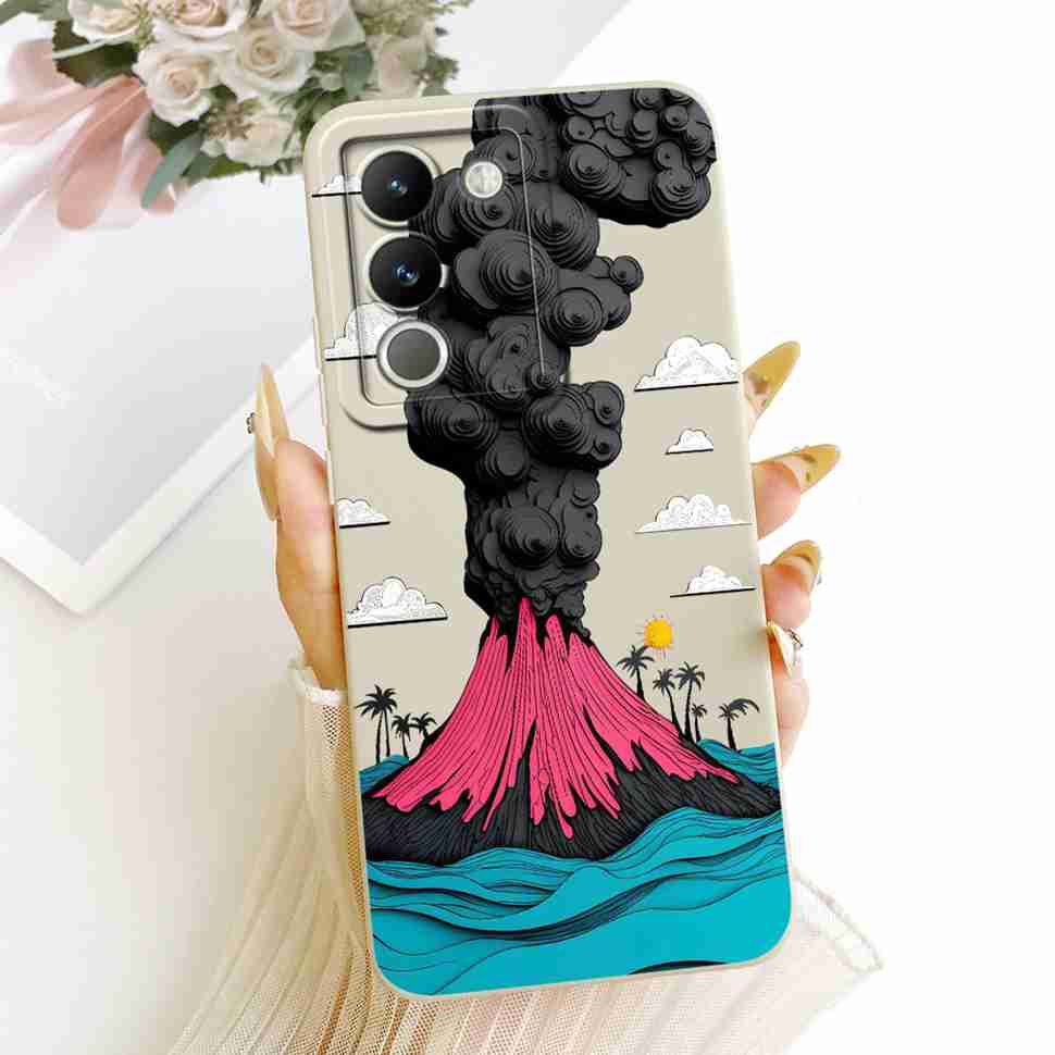 For vivo Y200 5G Case Popular Lovely Design Silicone Back Cover For Vivo y200 Y 200 5G Phone Protection Cases Bumper